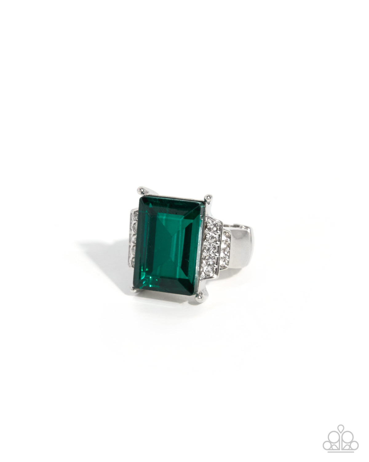 Emerald Engagement - green - Paparazzi ring
