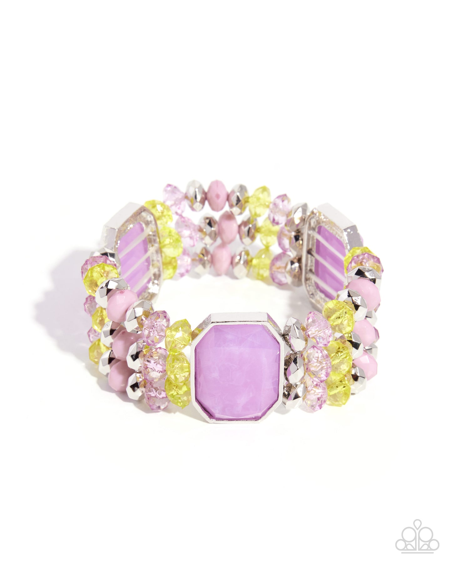 Emerald Enigma - purple - Paparazzi bracelet