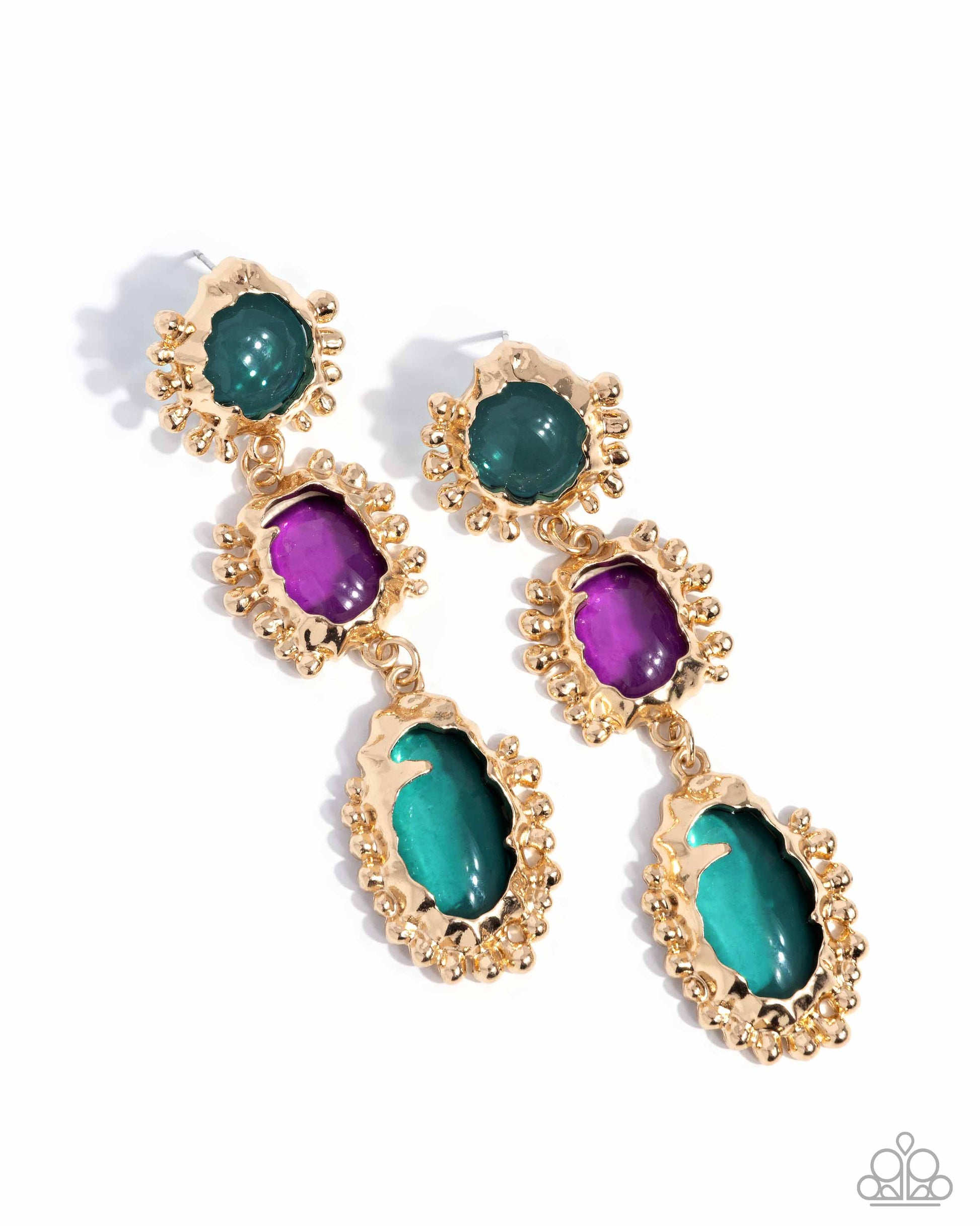 Emotional Elegance - green - Paparazzi earrings