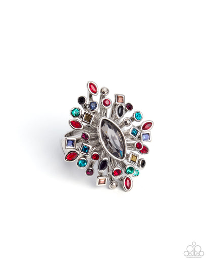 Empowering Elegance - multi - Paparazzi ring