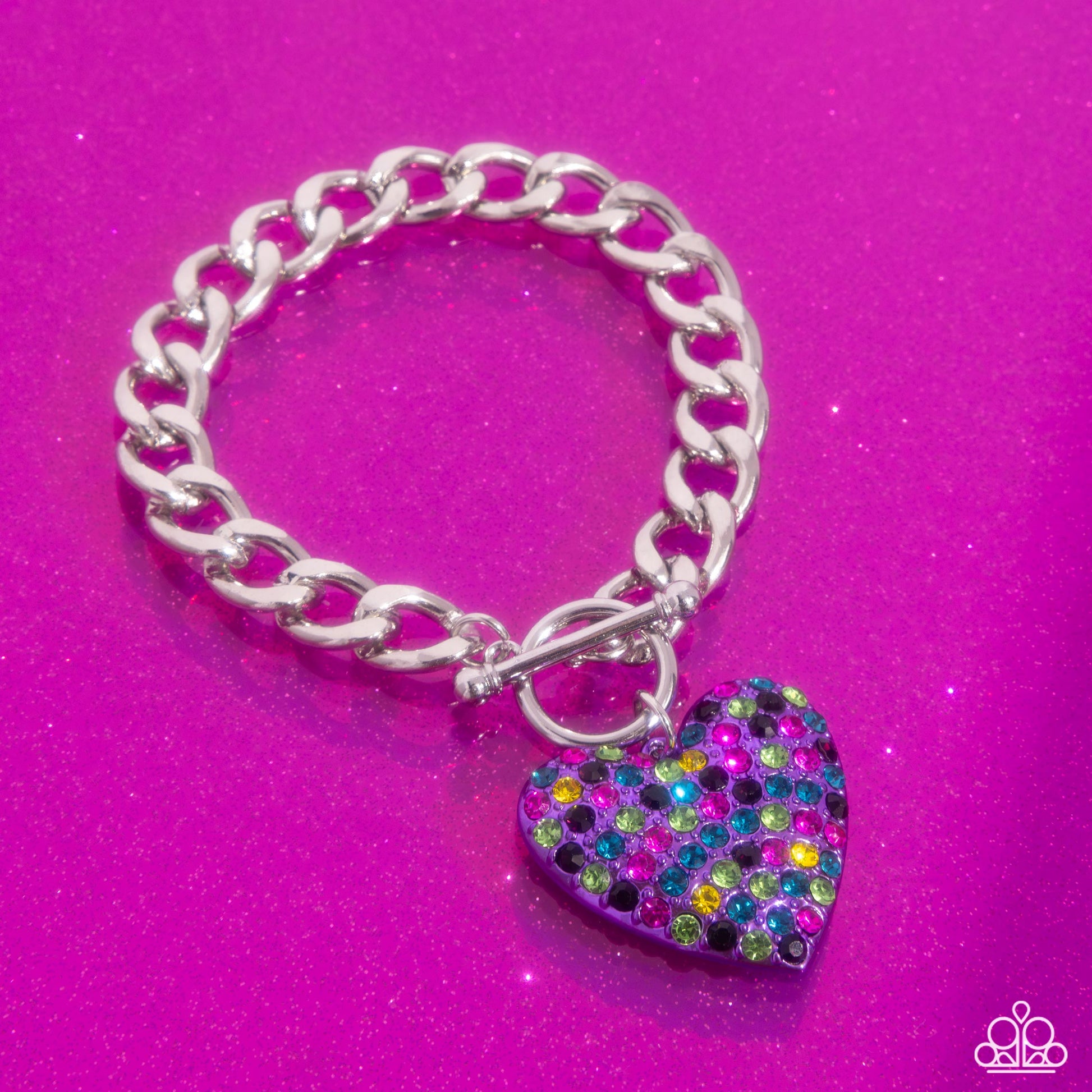 Enamored Elegance - purple - Paparazzi bracelet