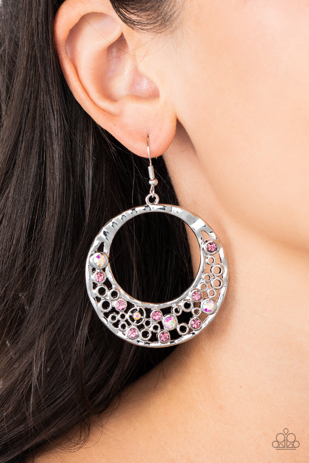 Enchanted Effervescence - purple - Paparazzi earrings