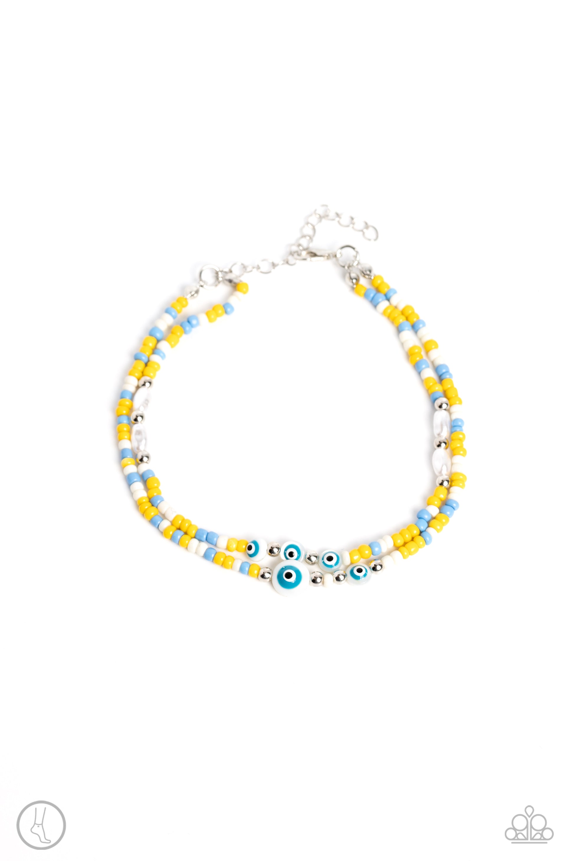 Enchanting Energy - yellow - Paparazzi anklet