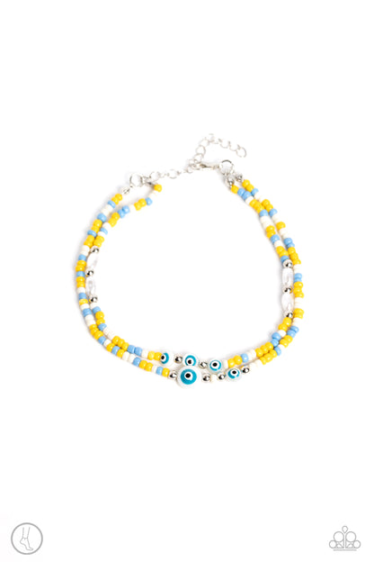 Enchanting Energy - yellow - Paparazzi anklet