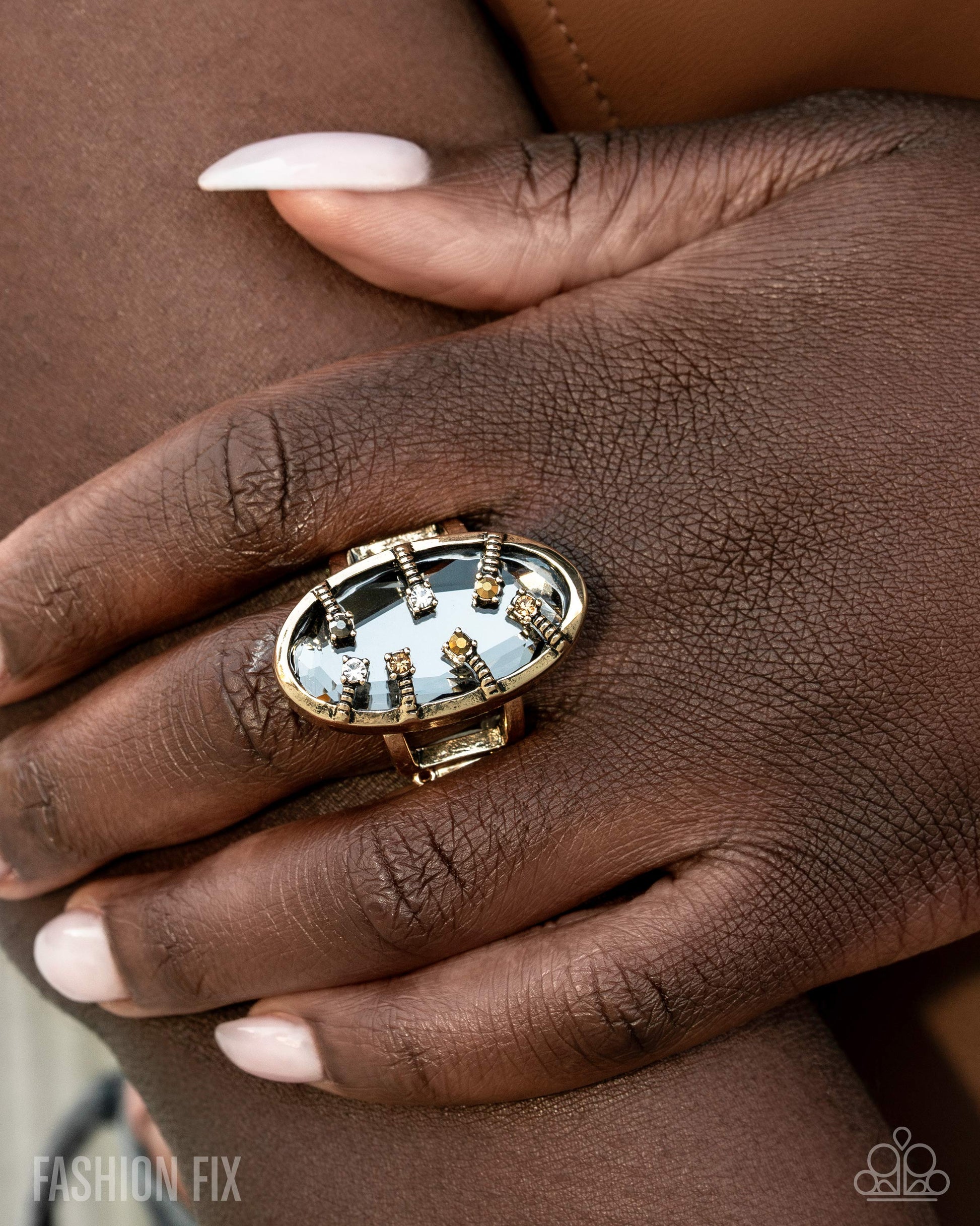 Encircled in Edge - multi - Paparazzi ring