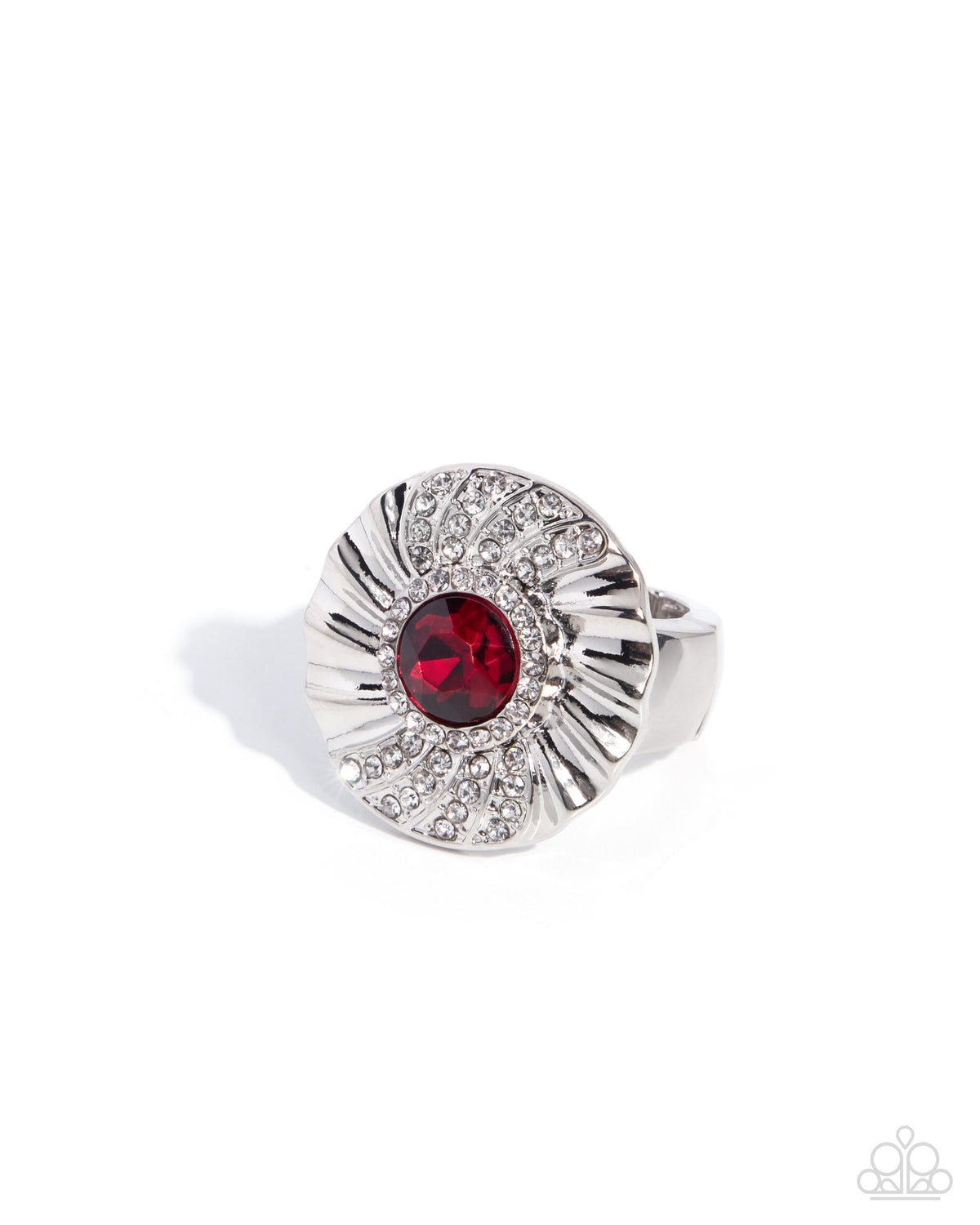 Encouraging Elegance - red - Paparazzi ring