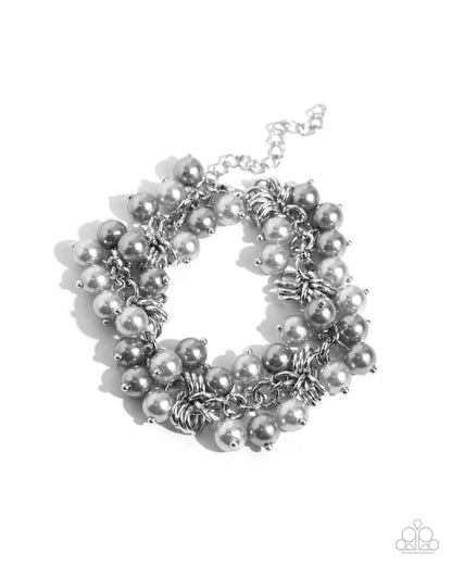 Endless Loop - silver - Paparazzi bracelet