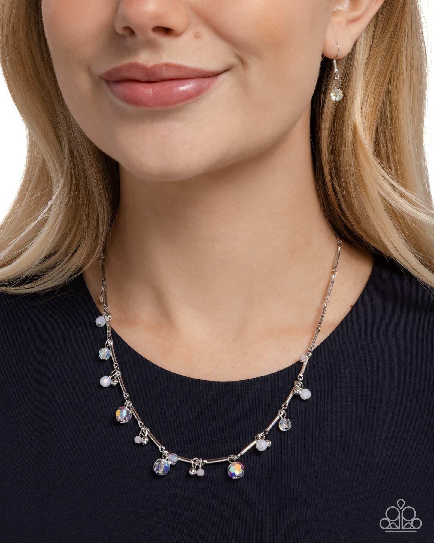 Energetic Elegance - white - Paparazzi necklace