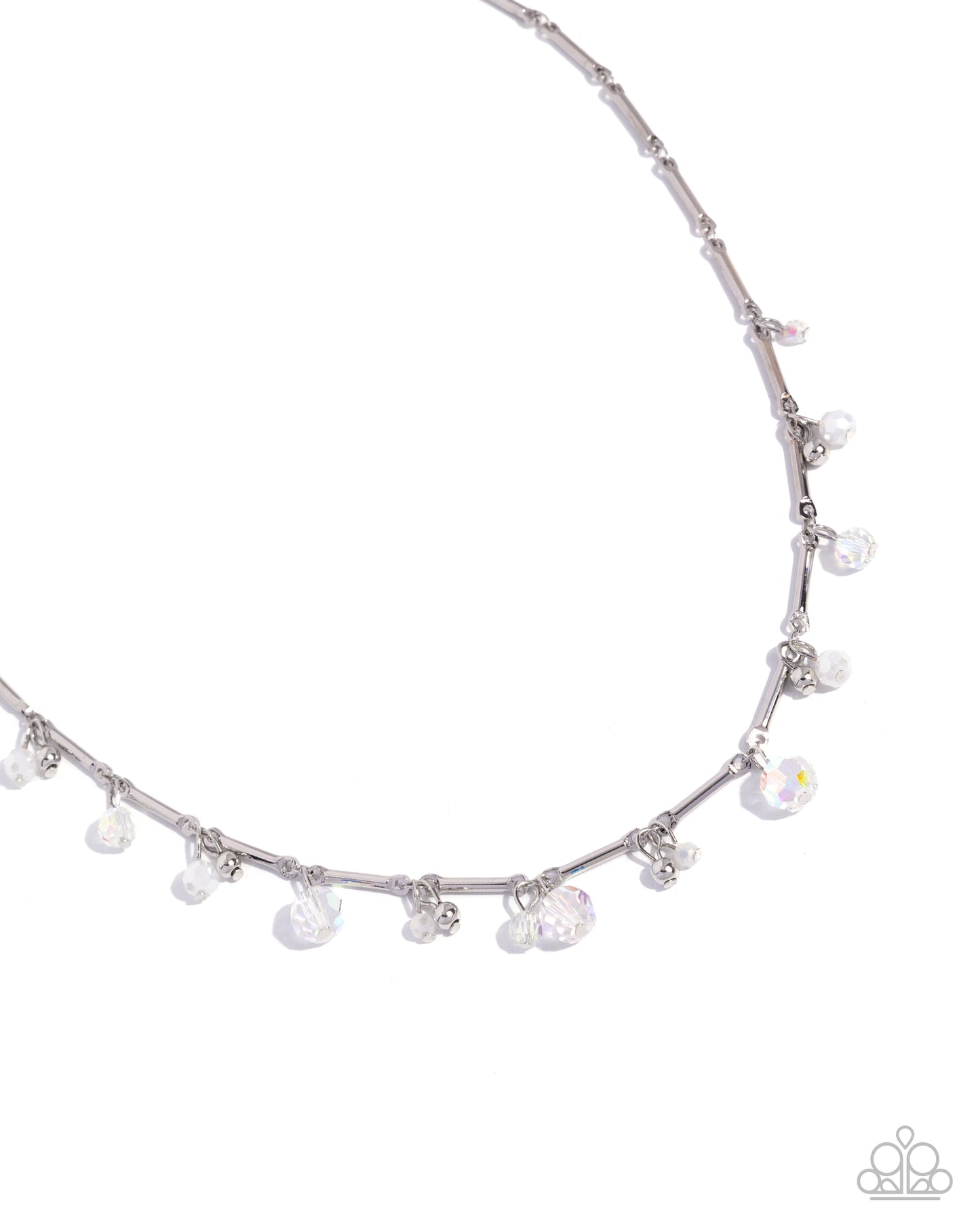 Energetic Elegance - white - Paparazzi necklace