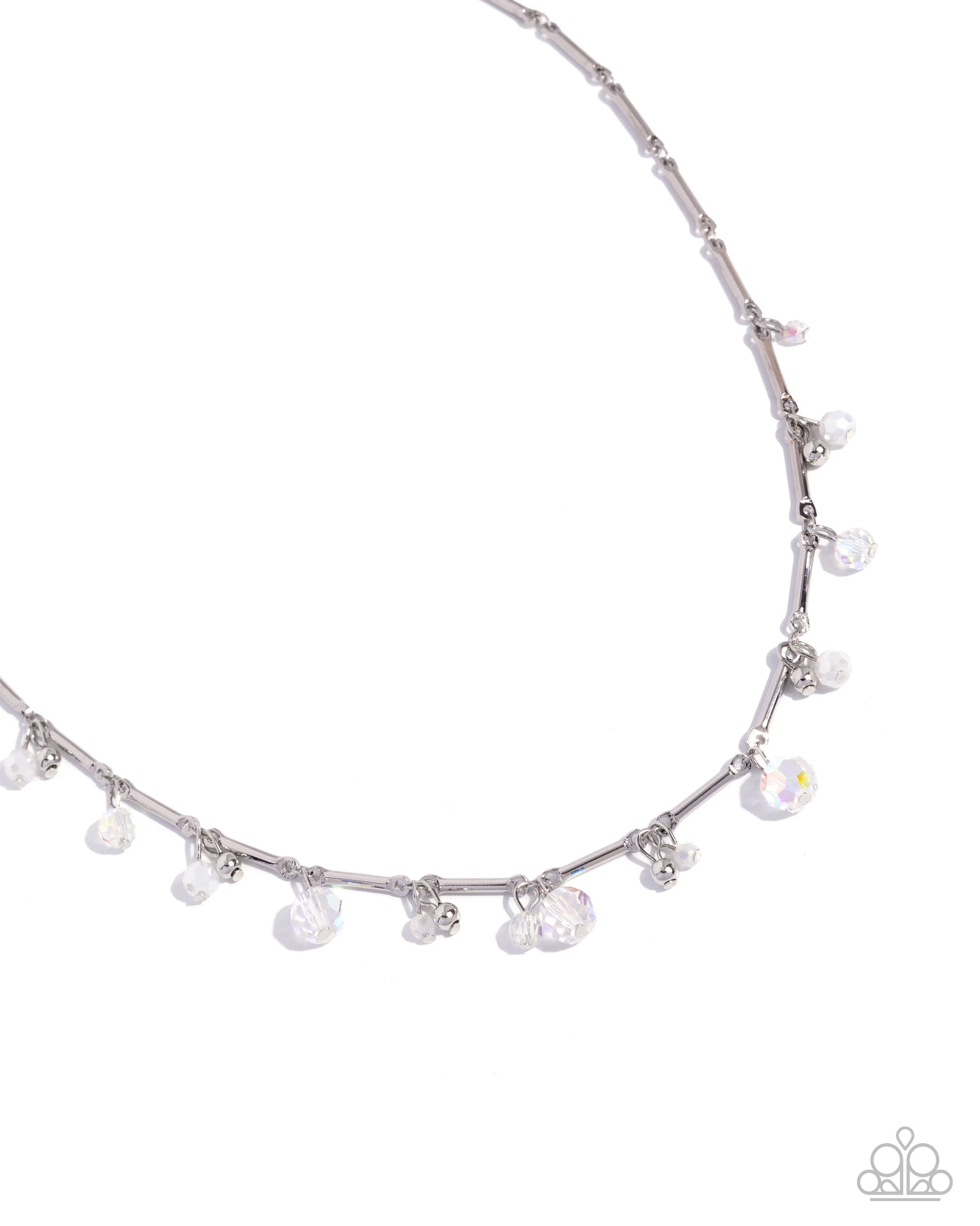 Energetic Elegance - white - Paparazzi necklace