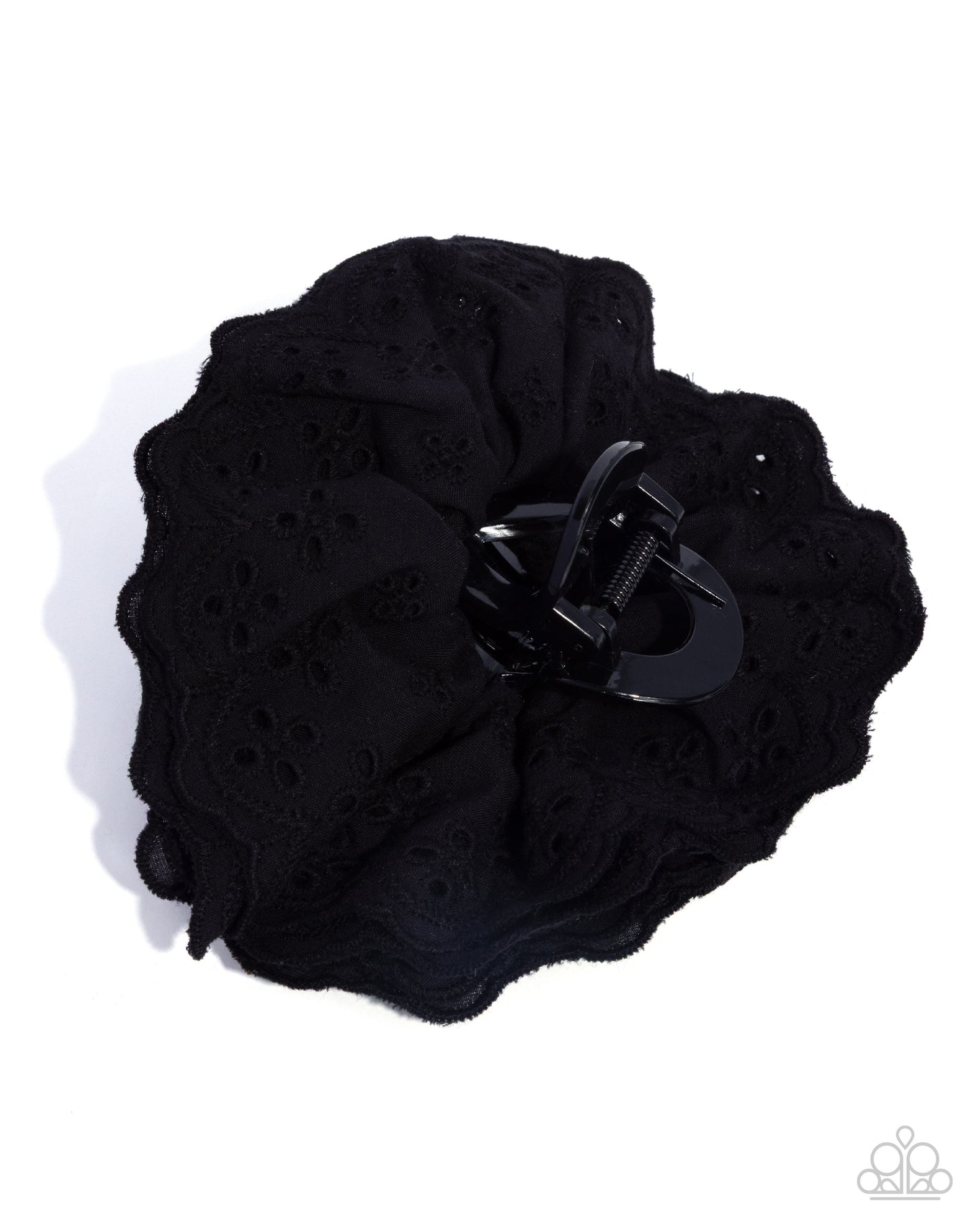 Energetic Eyelets - black - Paparazzi hair clip