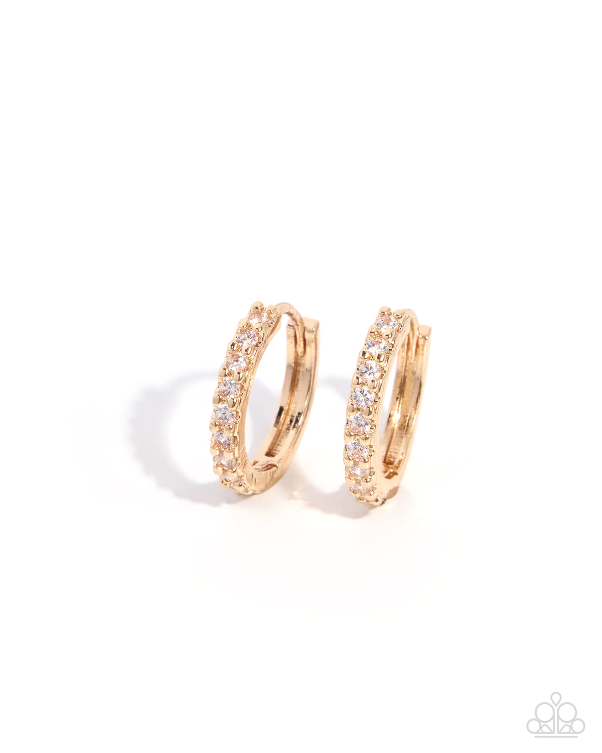 Enigmatic Elegance - gold - Paparazzi earrings