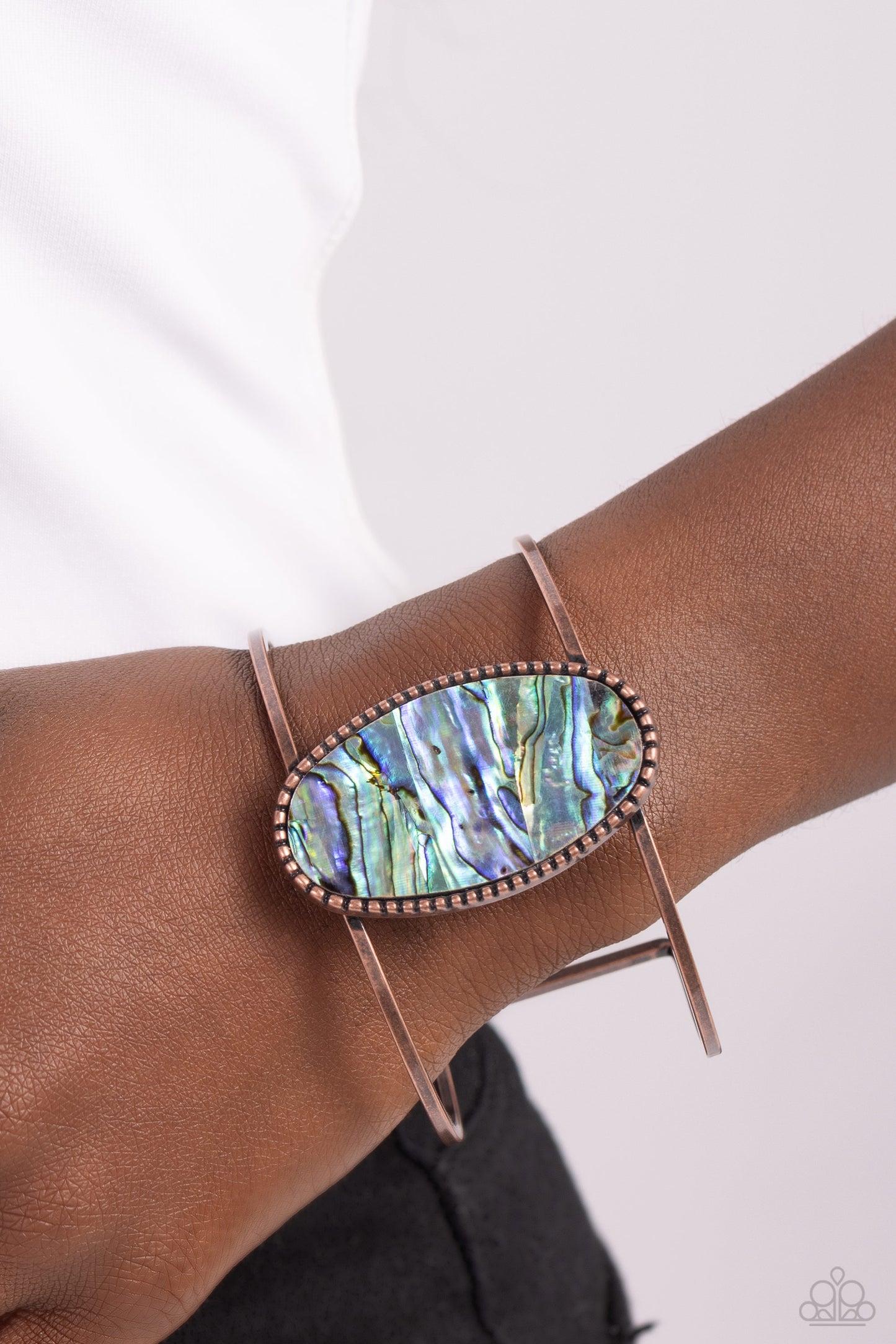 Enigmatic Energy - copper - Paparazzi bracelet