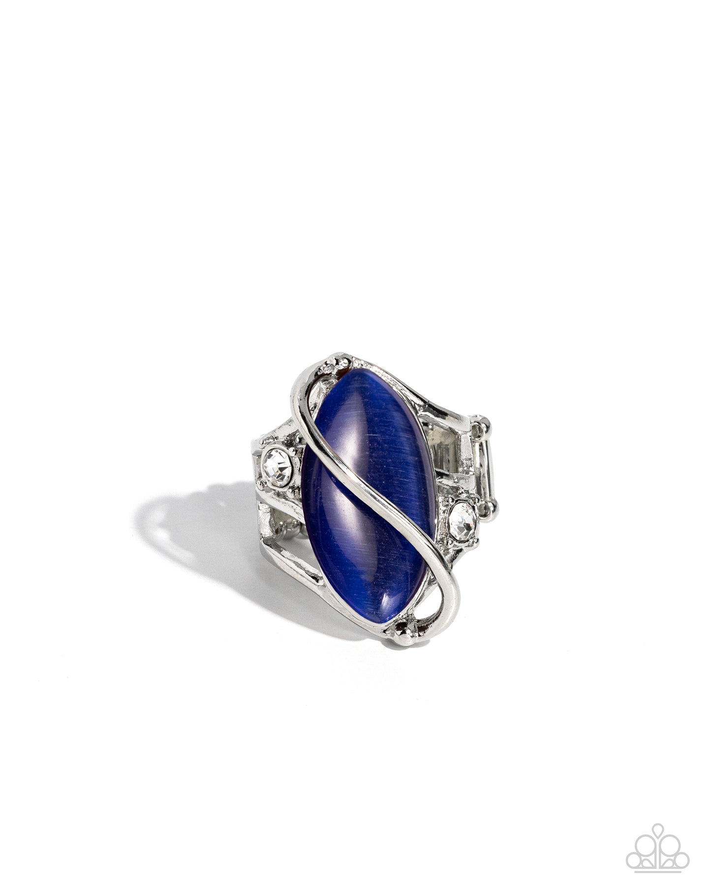 Enlightened Elegance - blue - Paparazzi ring