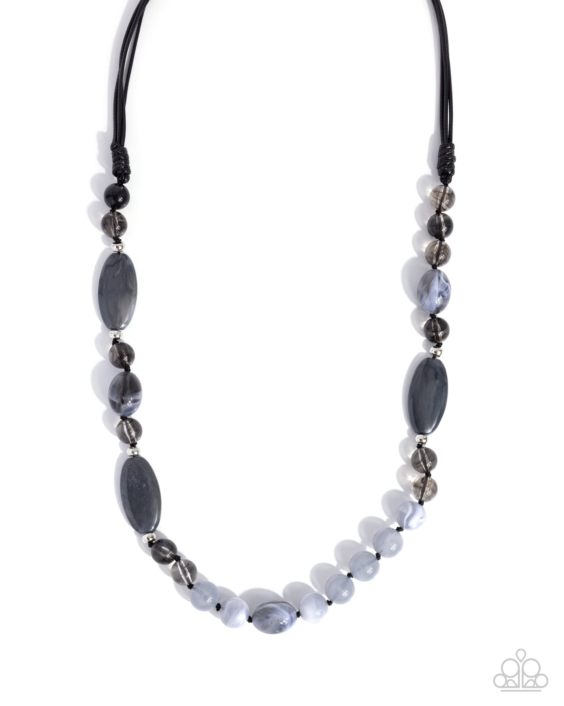 Entrancing Ease - black - Paparazzi necklace