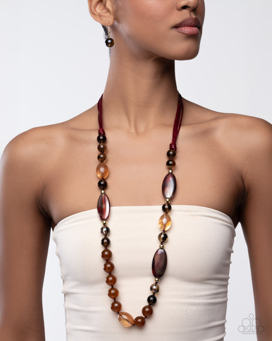 Entrancing Ease - multi - Paparazzi necklace