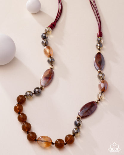 Entrancing Ease - multi - Paparazzi necklace