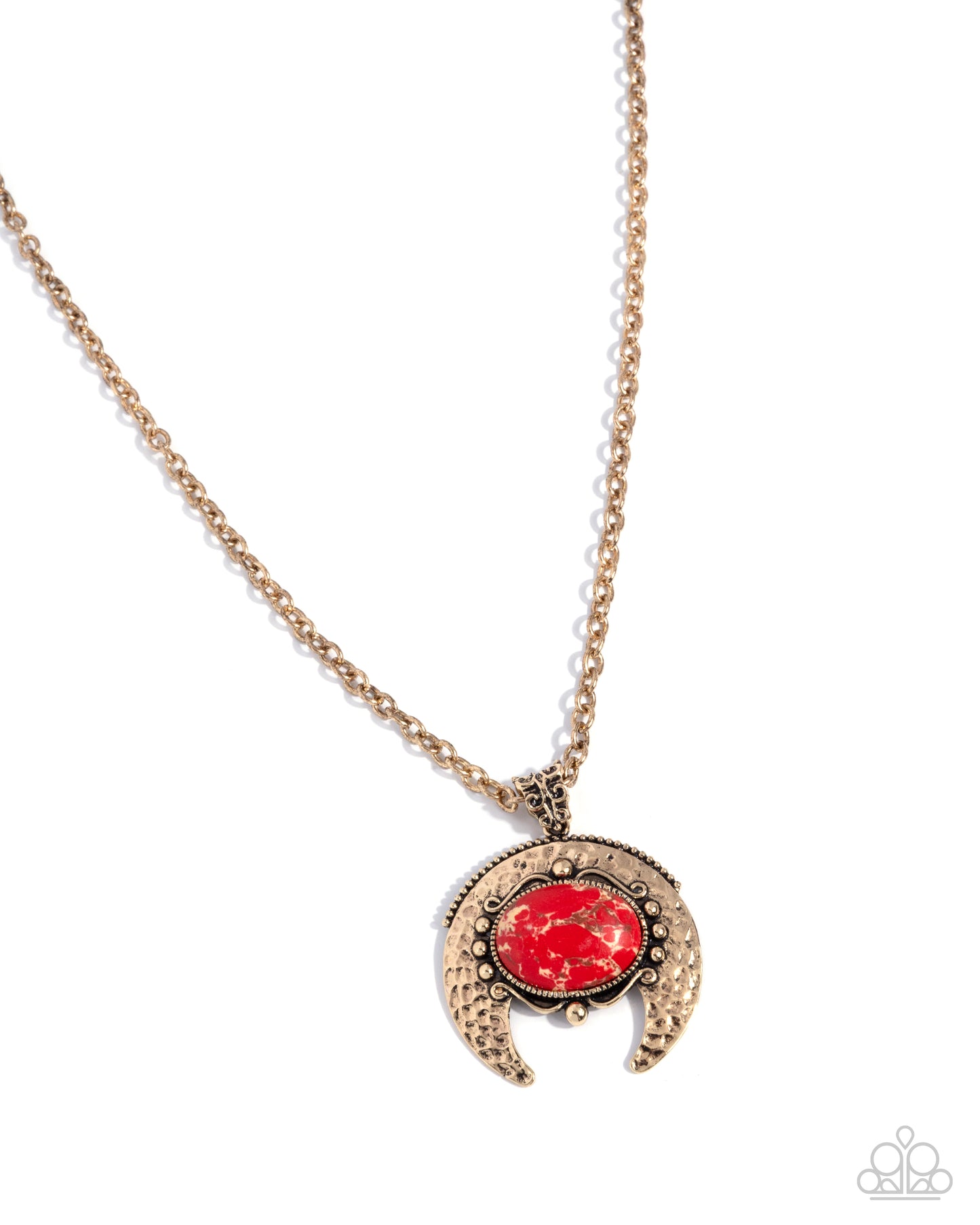 Ephemeral Element - red - Paparazzi necklace