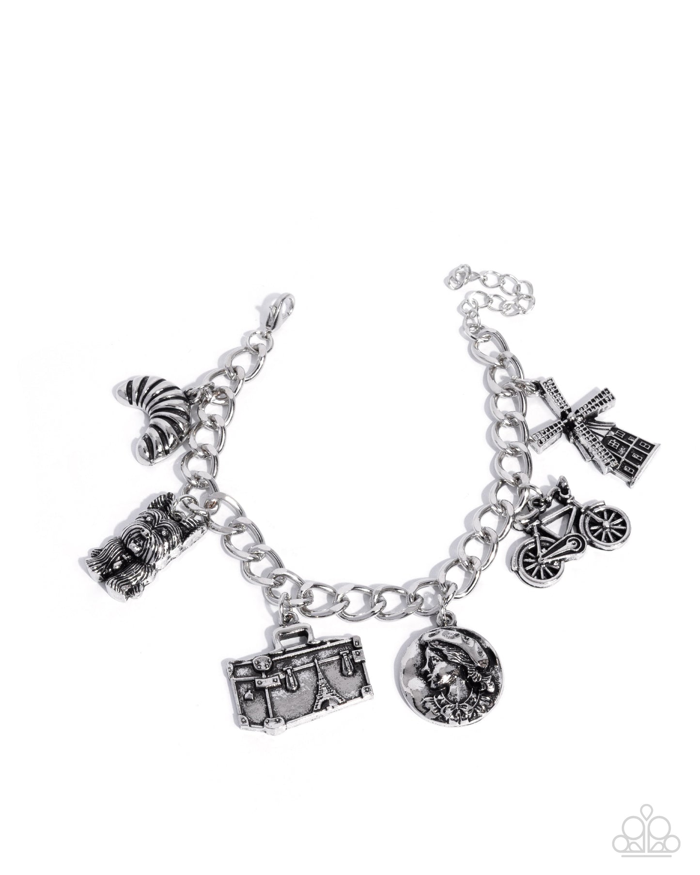 Epitome of France - silver - Paparazzi bracelet