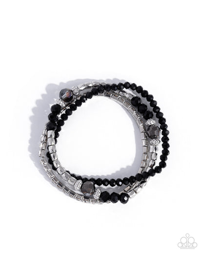 Equal Elegance - black - Paparazzi bracelet