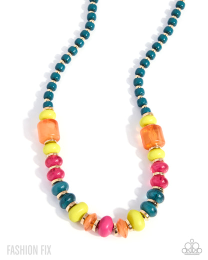 Established Elegance - multi - Paparazzi necklace