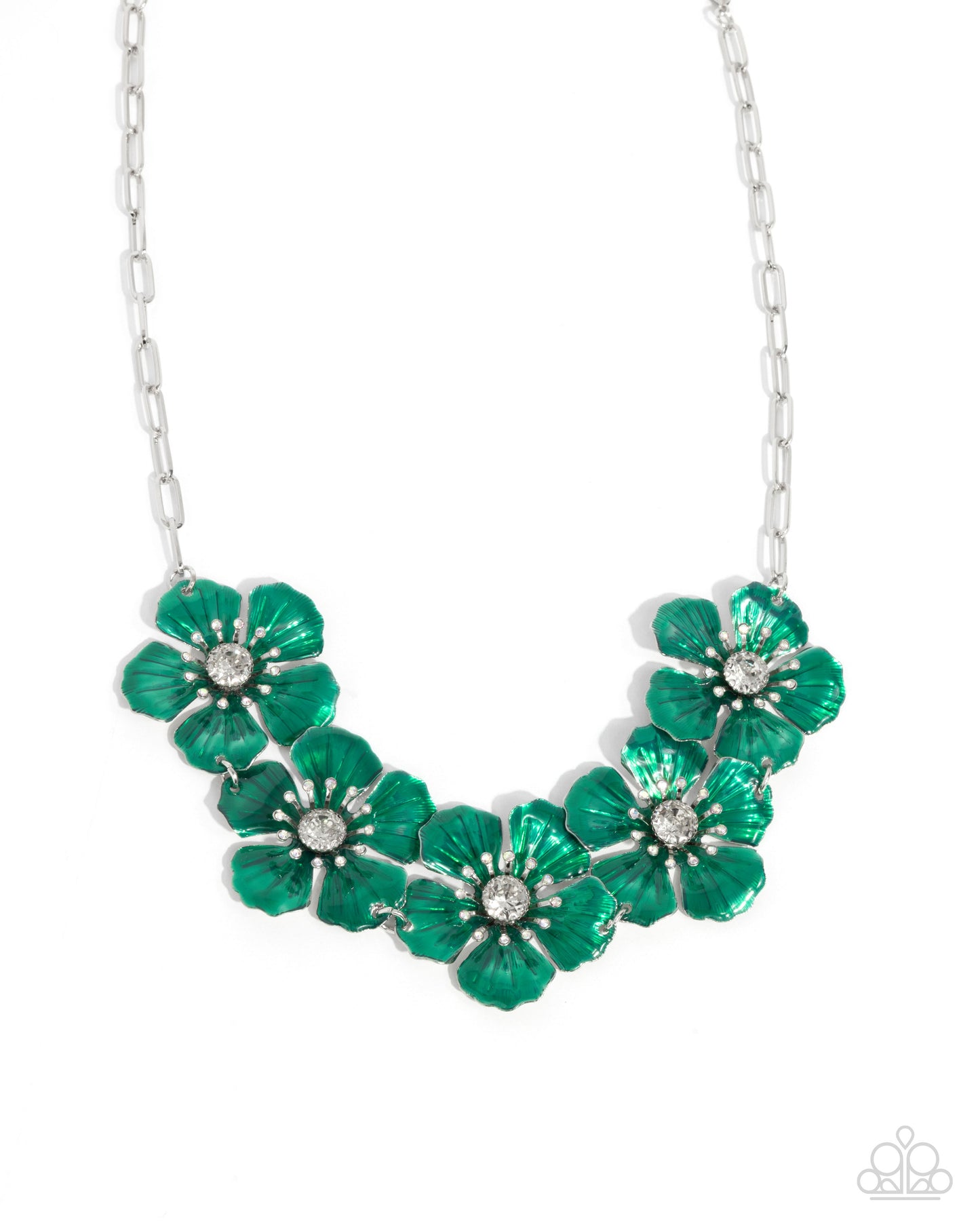 Eternal Efflorescence - green - Paparazzi necklace