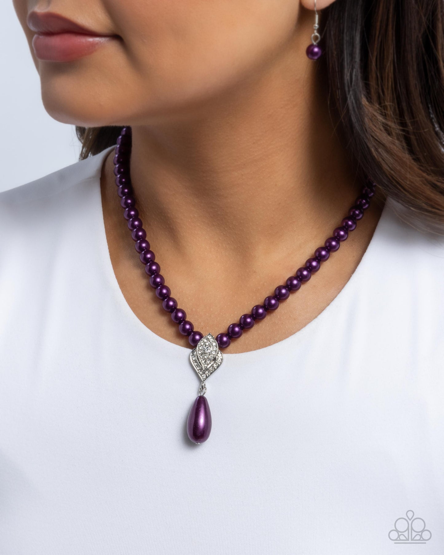 Eternal Elegance - purple - Paparazzi necklace