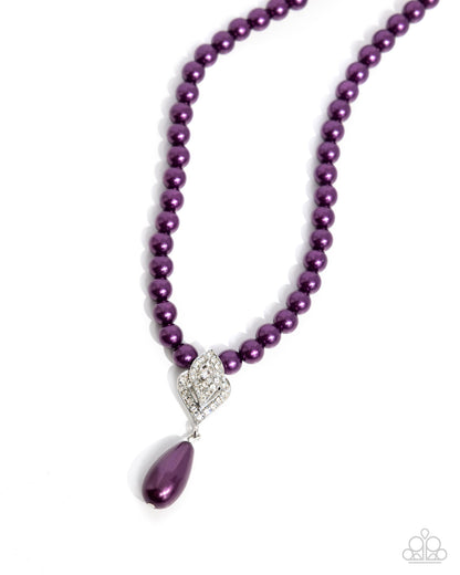 Eternal Elegance - purple - Paparazzi necklace