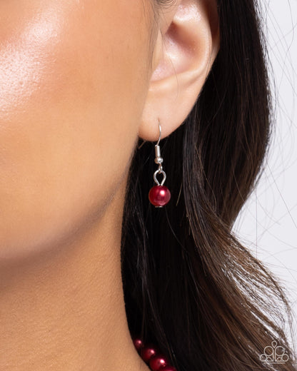 Eternal Elegance - red - Paparazzi necklace