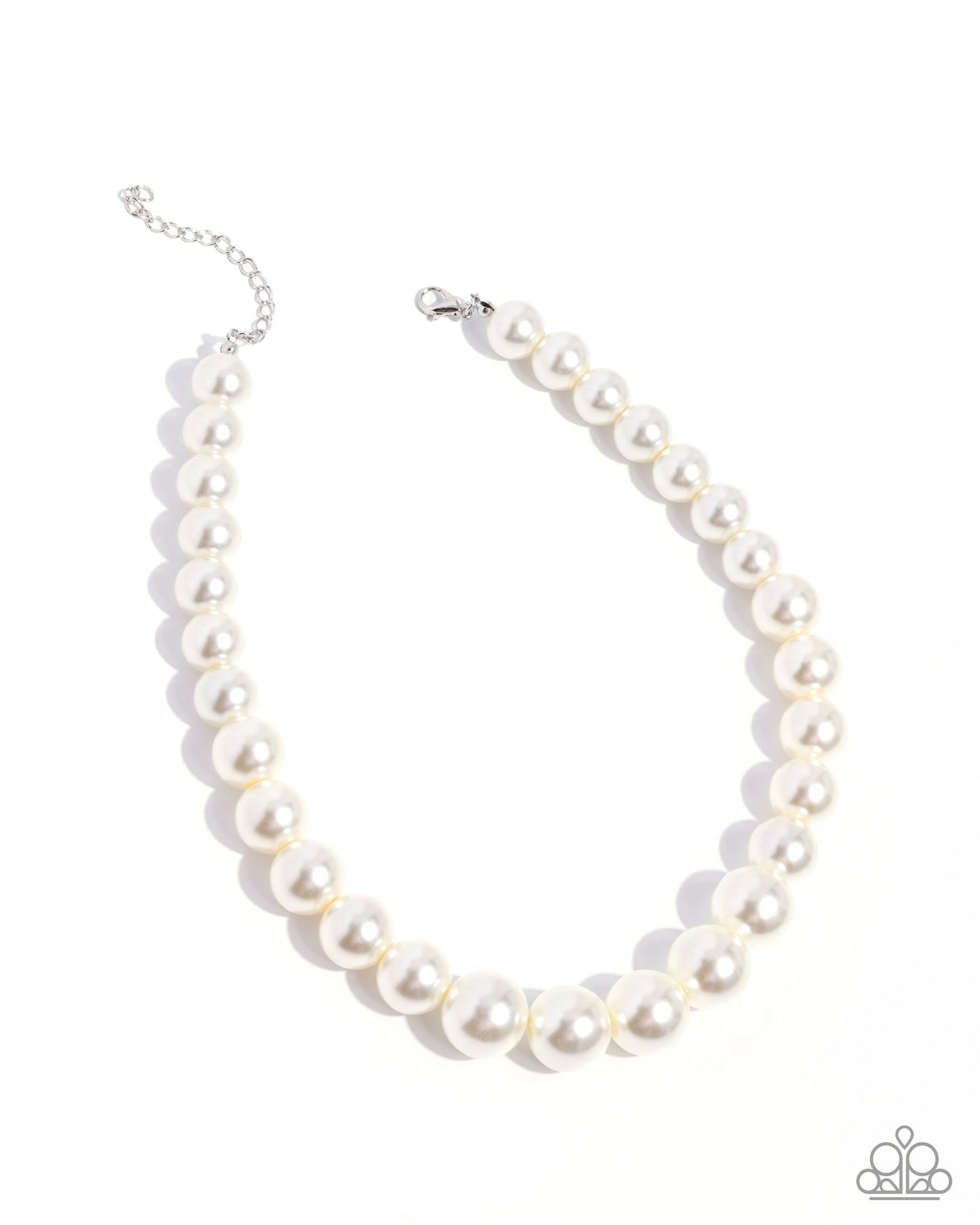 Eternal Empire - white - Paparazzi necklace