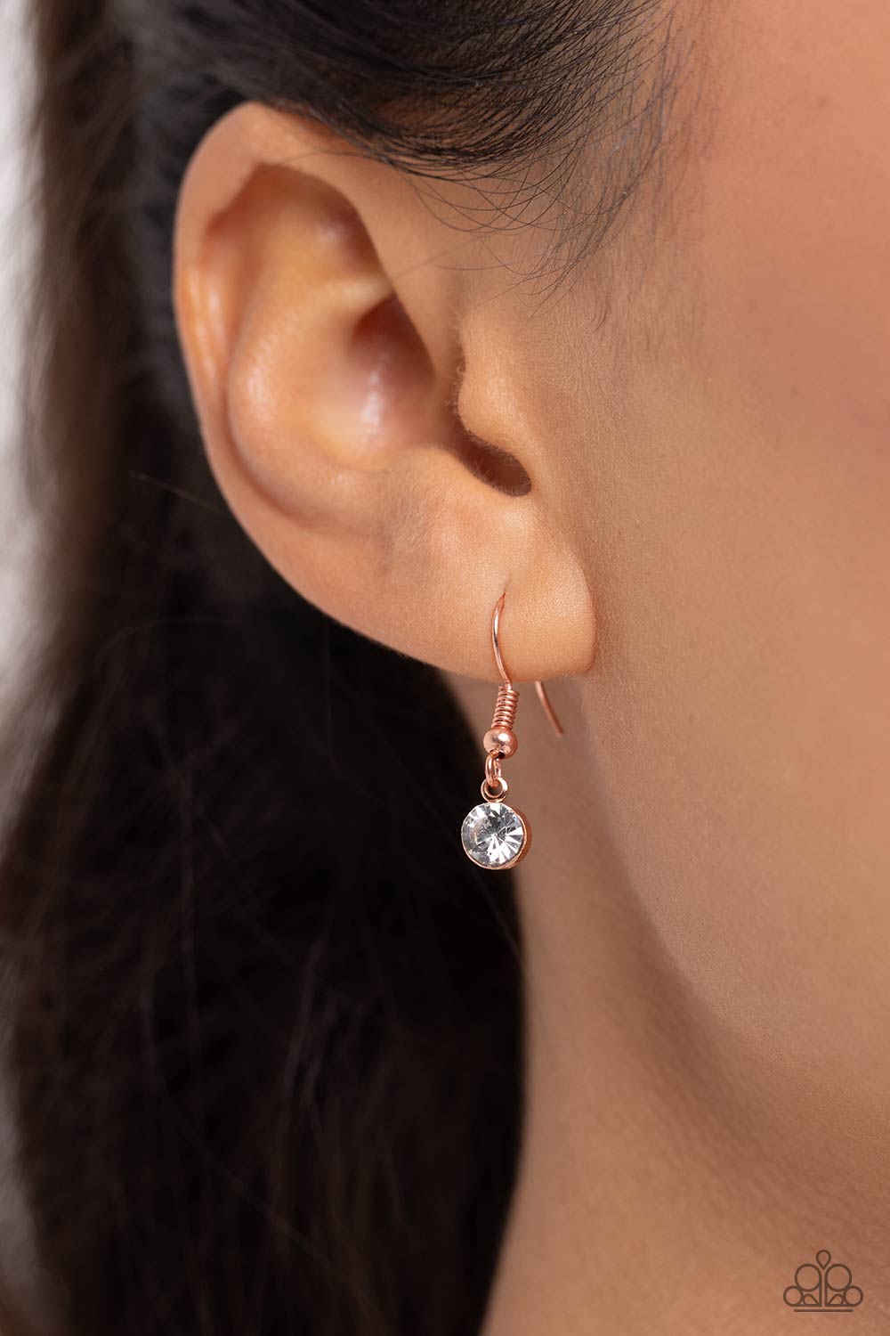 Ethereally Enamored - copper - Paparazzi necklace