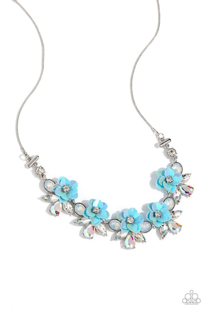 Ethereally Enamored - white - Paparazzi necklace