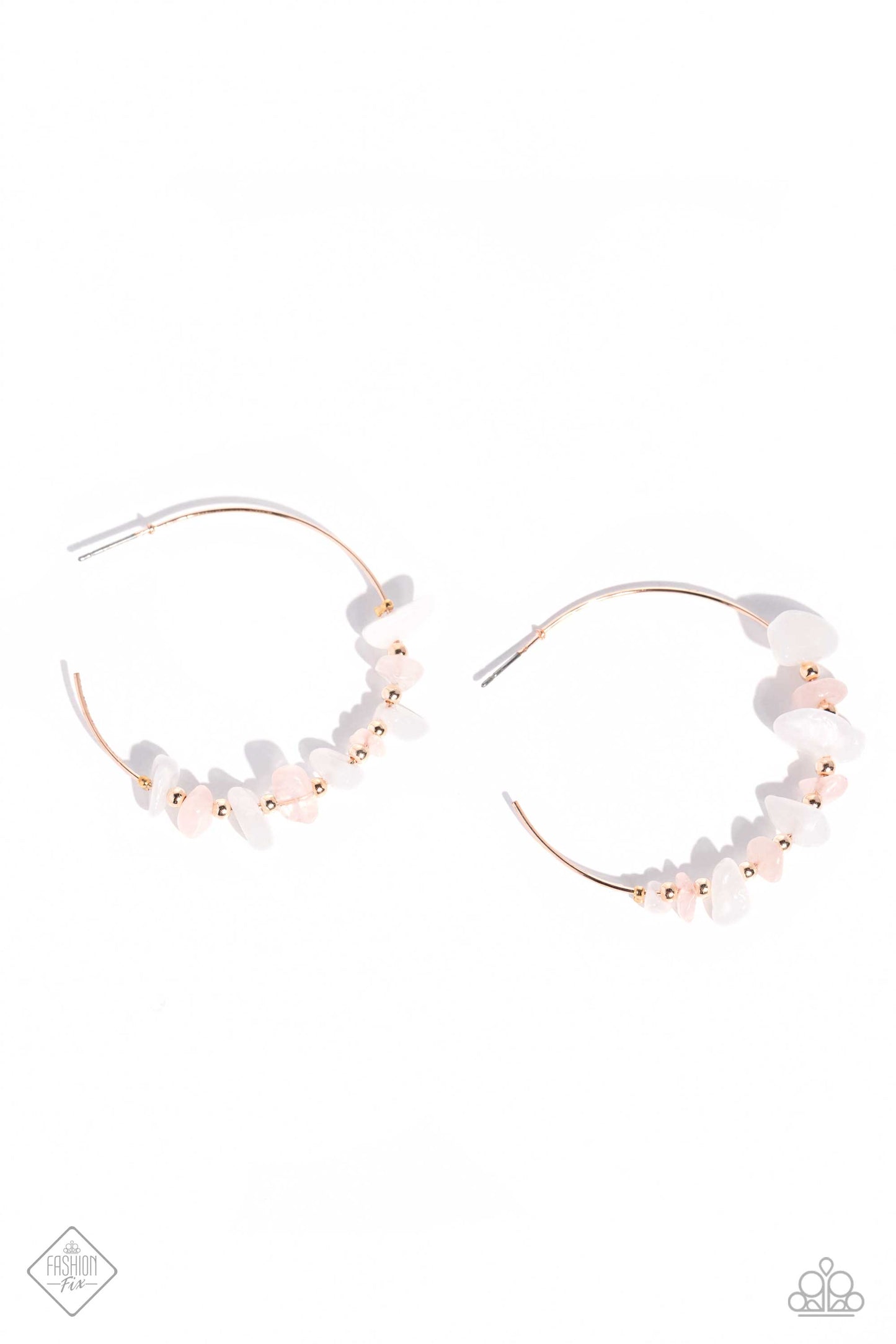 Euphoric Enjoyment - rose gold - Paparazzi earrings