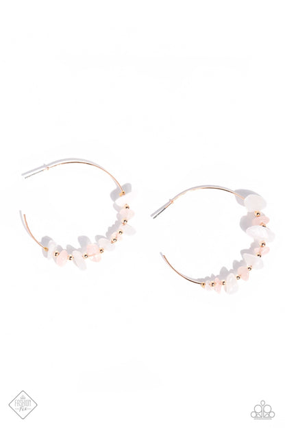 Euphoric Enjoyment - rose gold - Paparazzi earrings