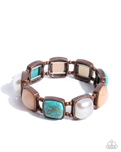 Everfree Elegance - copper - Paparazzi bracelet