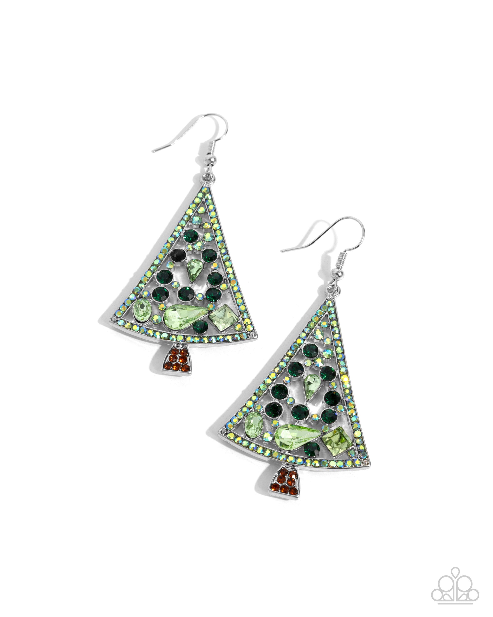 Evergreen Elegance - multi - Paparazzi earrings