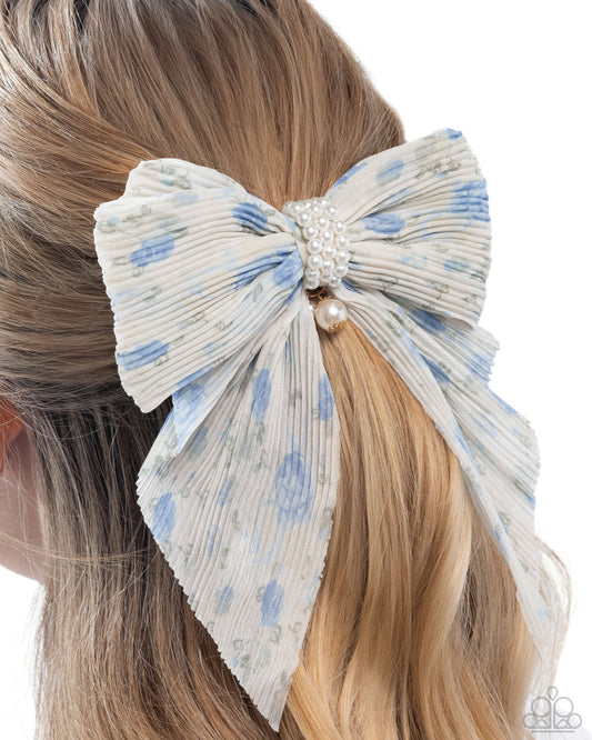 Everlasting Elegance - blue - Paparazzi hair clip