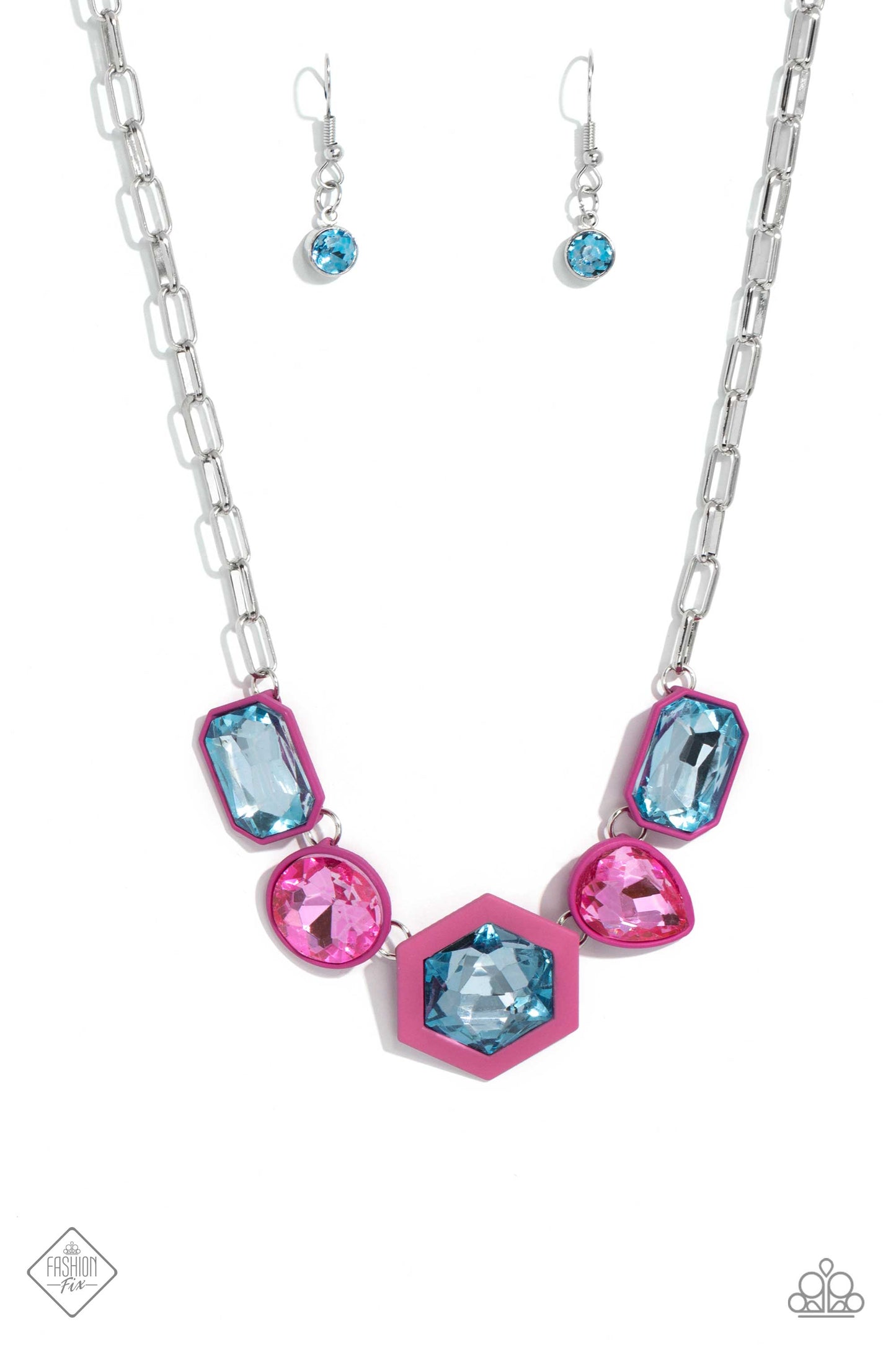 Evolving Elegance - pink - Paparazzi necklace