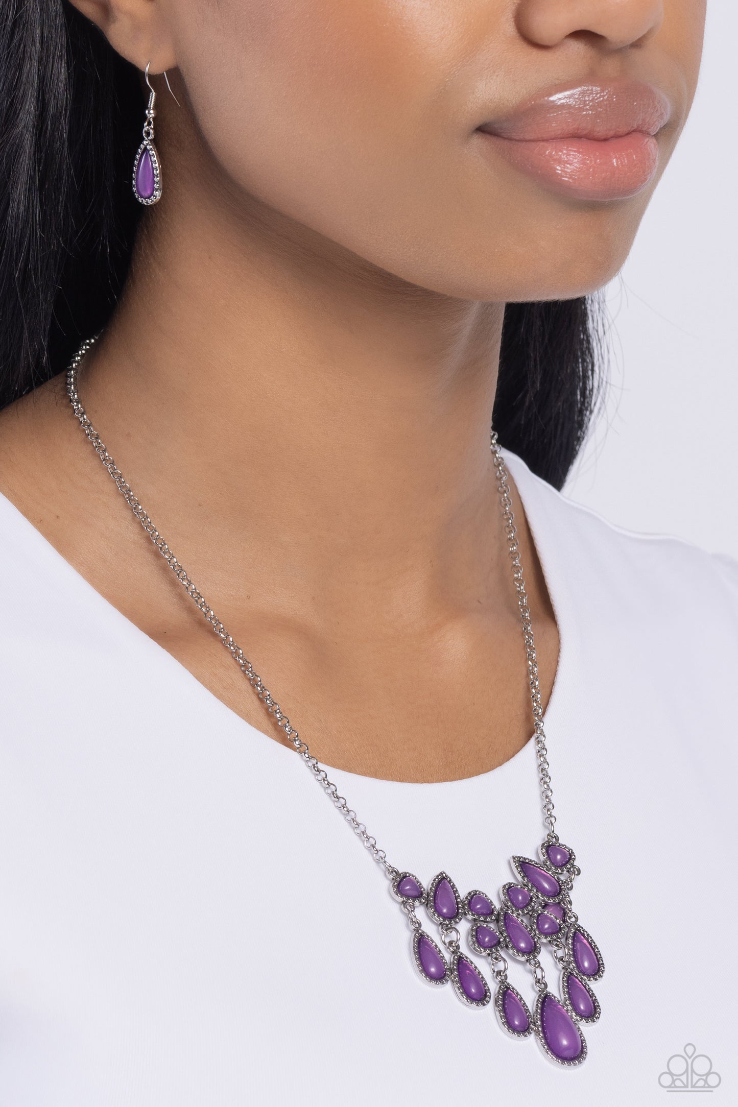 Exceptionally Ethereal - purple - Paparazzi necklace