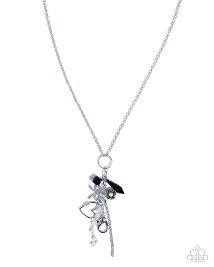 Excessive Effulgence - black - Paparazzi LANYARD necklace