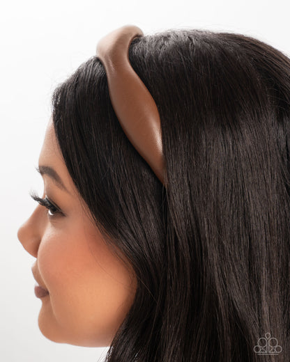 Exciting Eloquence - brown - Paparazzi headband