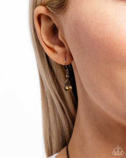 Exclusive Emblem - brass - Paparazzi necklace