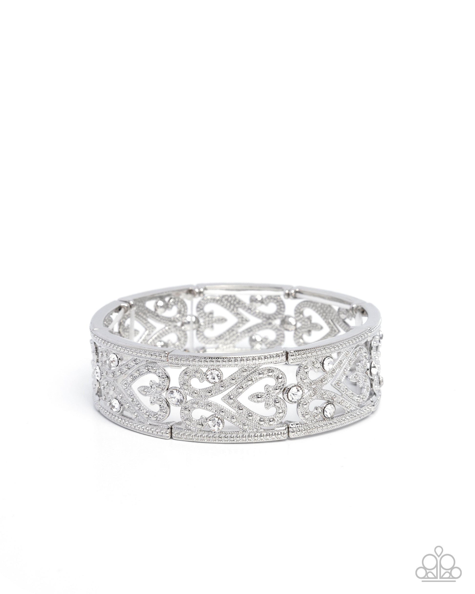 Exclusive Eternity - white - Paparazzi bracelet