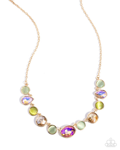 Executive Effort - multi - Paparazzi necklace