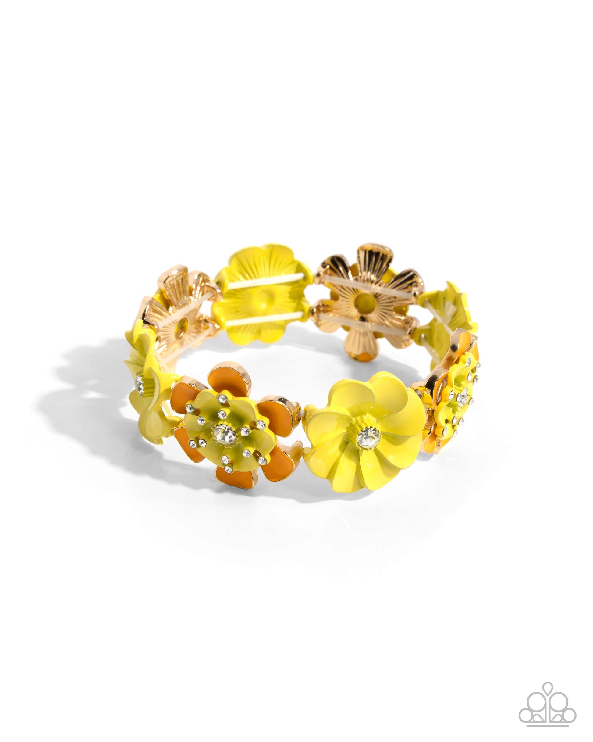 Exhilarating Elegance - yellow - Paparazzi bracelet