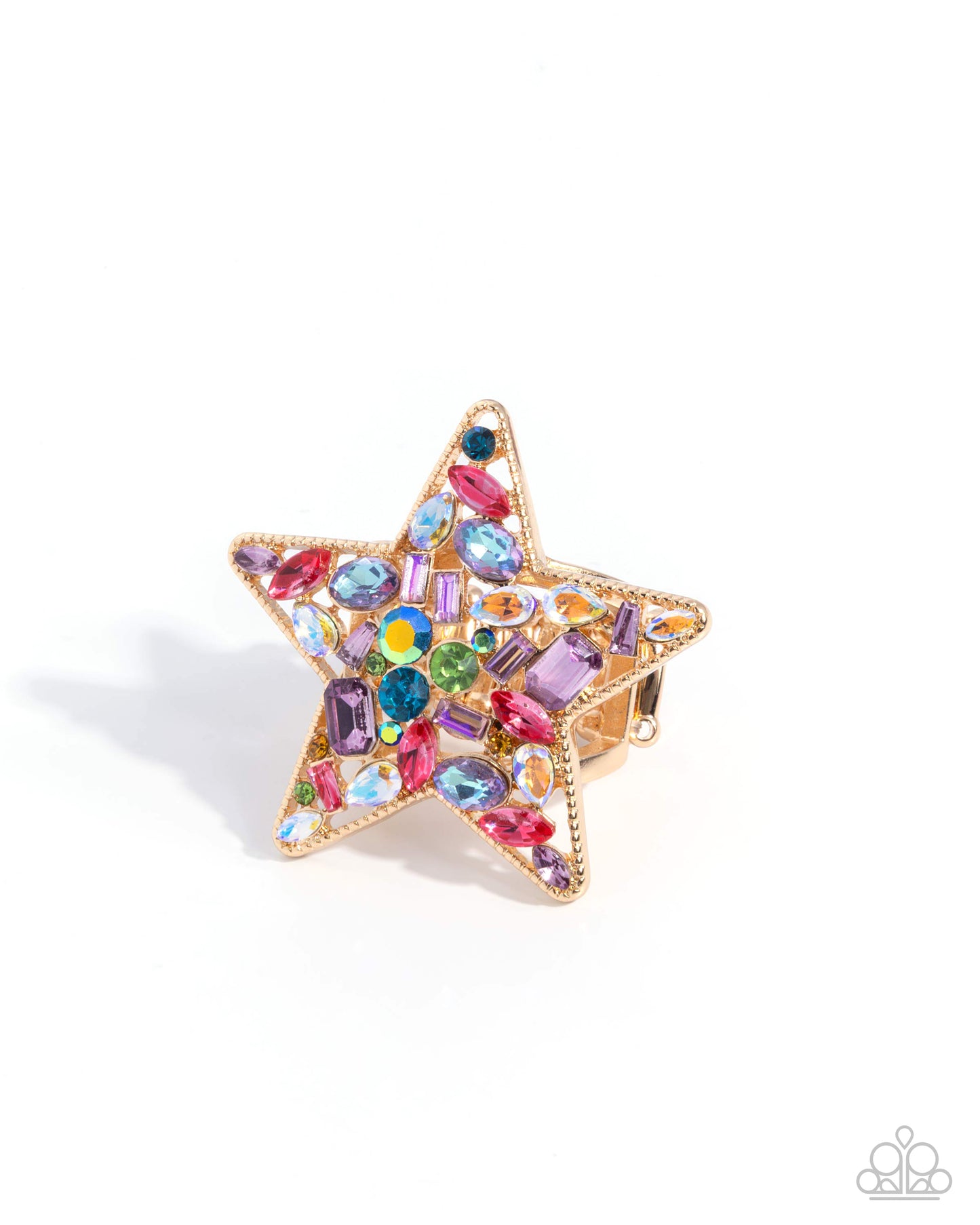 Explosive Embrace - multi - Paparazzi ring