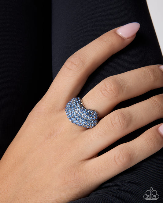 Extraordinary Elegance - blue - Paparazzi ring