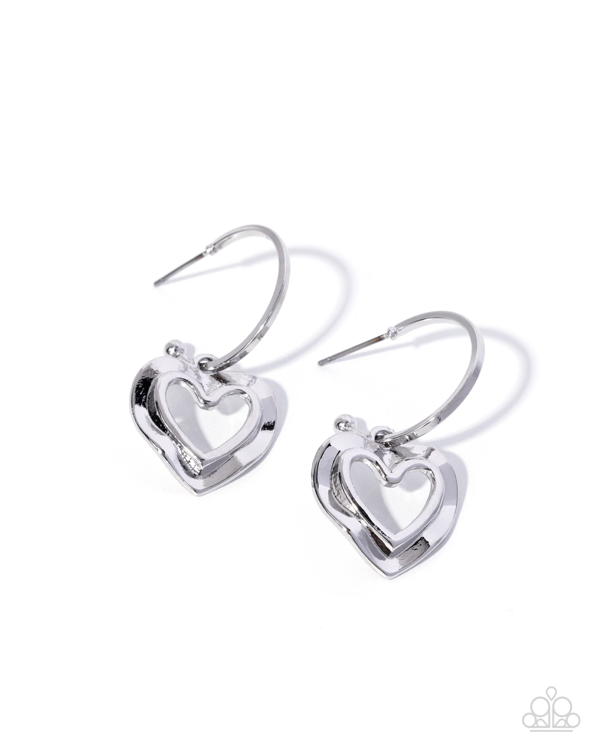 Extraordinary Eternity - silver - Paparazzi earrings