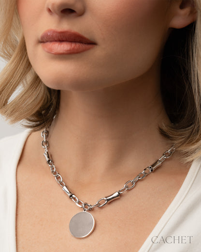 Extravertie - Cachet necklace - Cachet by Paparazzi
