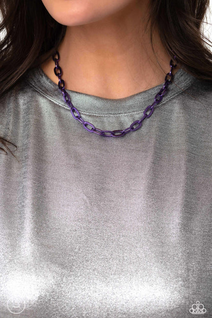 Exuberant Encore - purple - Paparazzi necklace